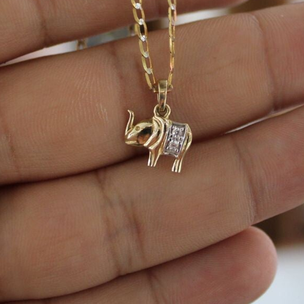 DIJE MINI ELEFANTE ZIRCONIA