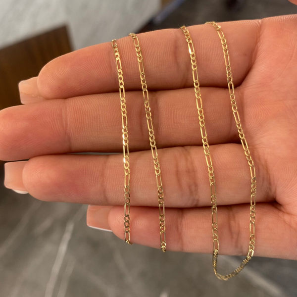 Cadena oro 10k bisel