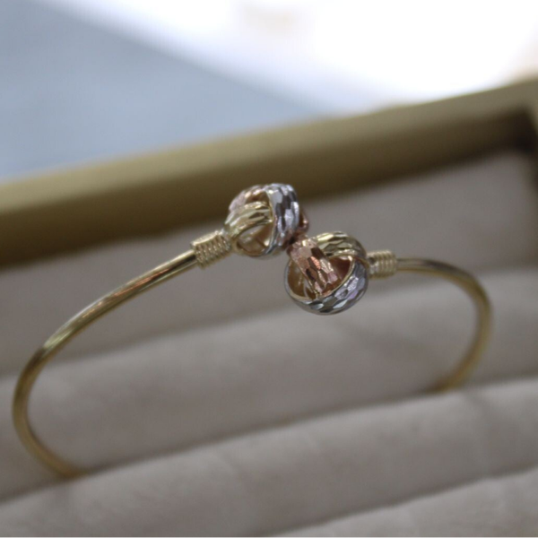 BRAZALETE NUDILLO 3 OROS