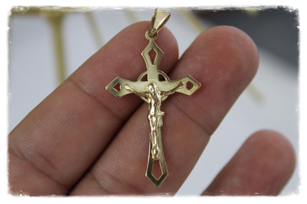 DIJE CRISTO LISO MEDIANO