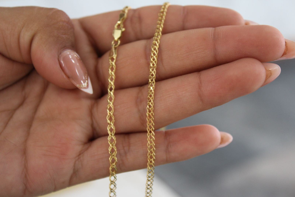 CADENA ORO TEJIDO LAZO