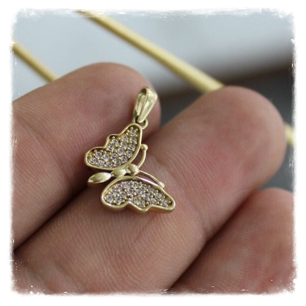 DIJE MARIPOSA ZIRCONIAS