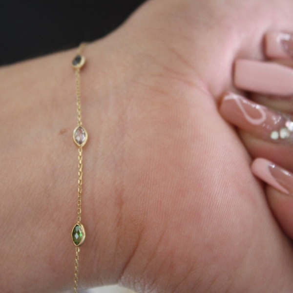 PULSERA GOTITAS COLORS 0093