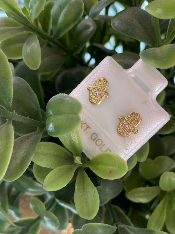 BROQUEL MANO DE FATIMA BRILLANTE 0388