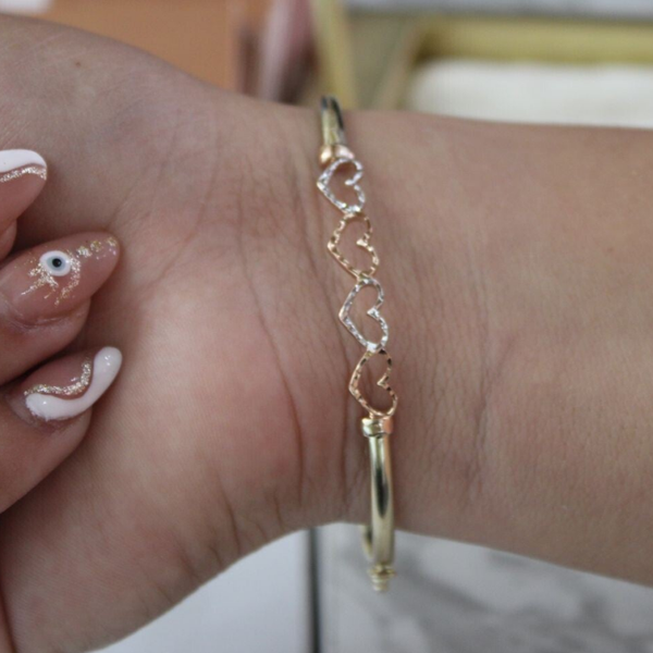 BRAZALETE 4 CORAZONES FLORENTINO