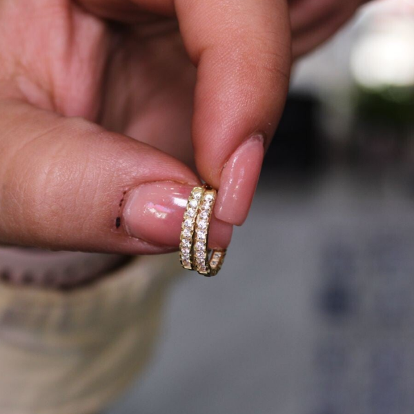 ARRACADA MARIEL CON ZIRCONIAS