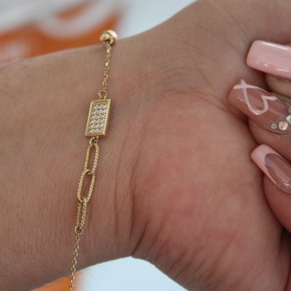 PULSERA PLACA AMPARO 0054