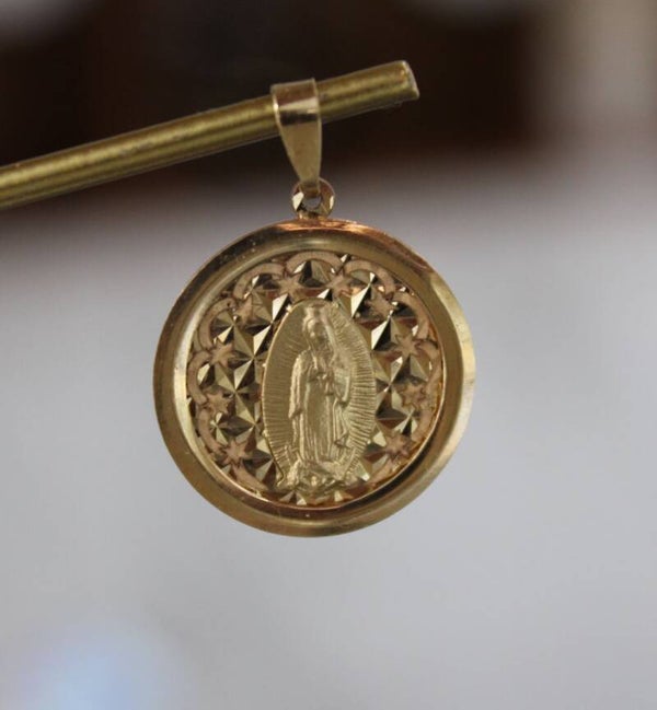 MEDALLA VIRGEN BISELADO