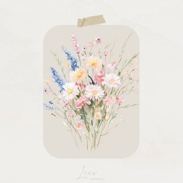 Voorjaarsbundel bloemen