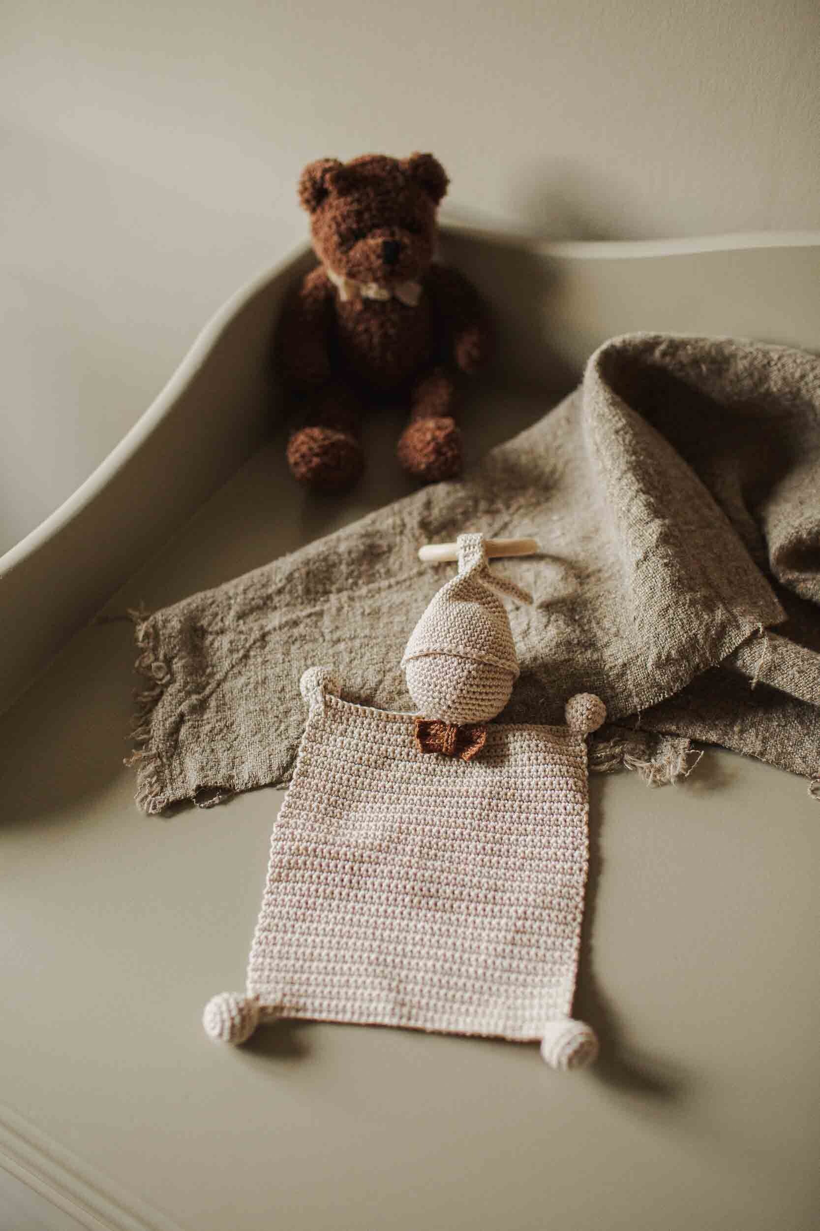 Knuffeldoekje met strikje