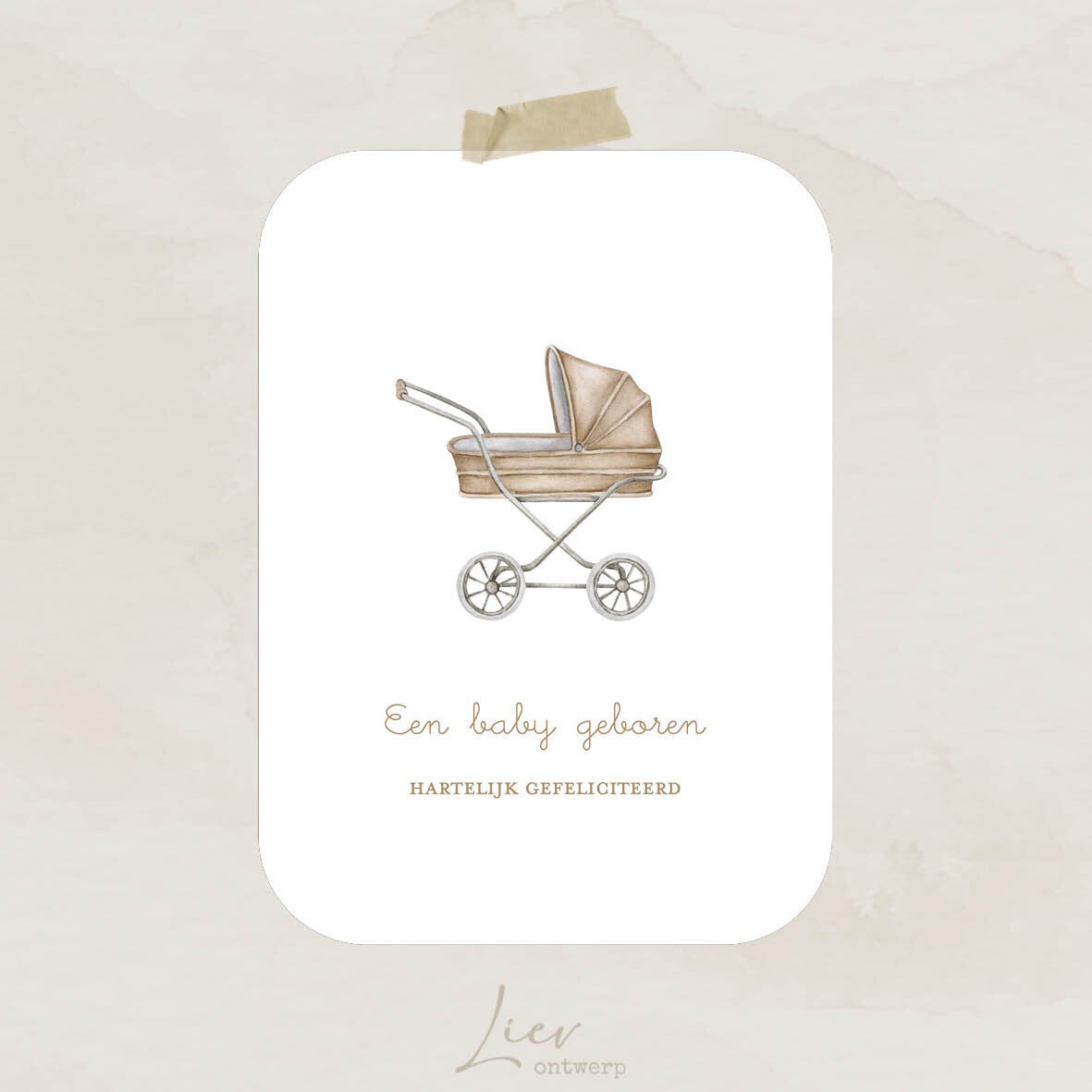 Kinderwagen - Een baby geboren