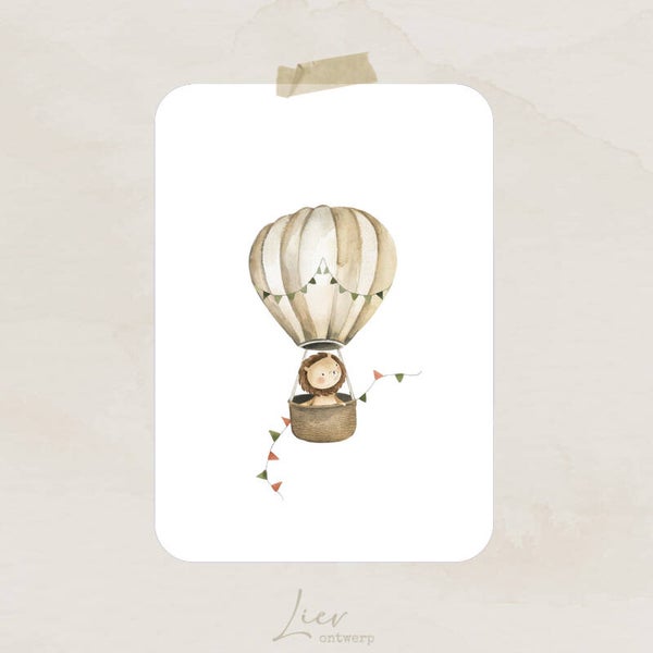 A5 formaat - Poster - Ballon