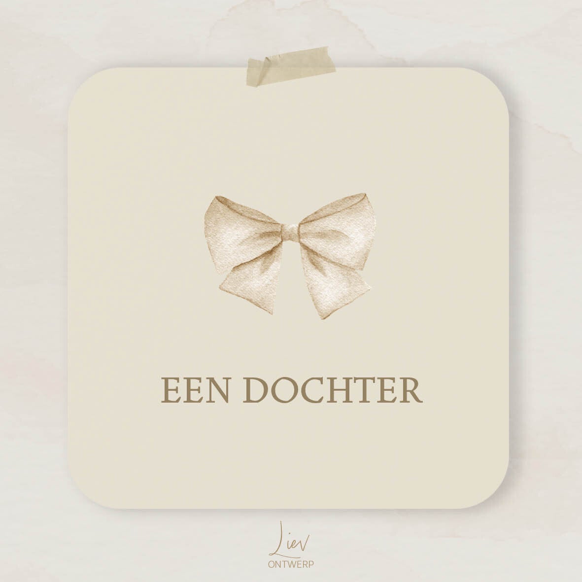 Strik - Een dochter | Vierkant