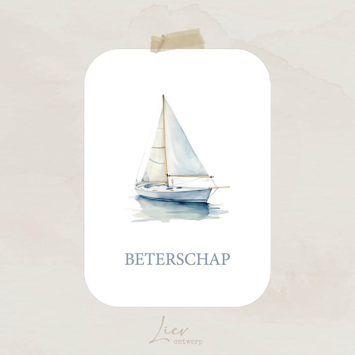 BETERSCHAP | Zeilboot
