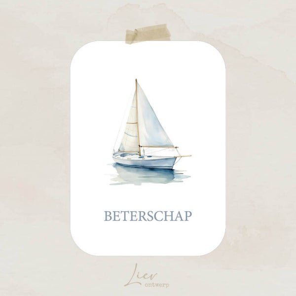 BETERSCHAP | Zeilboot