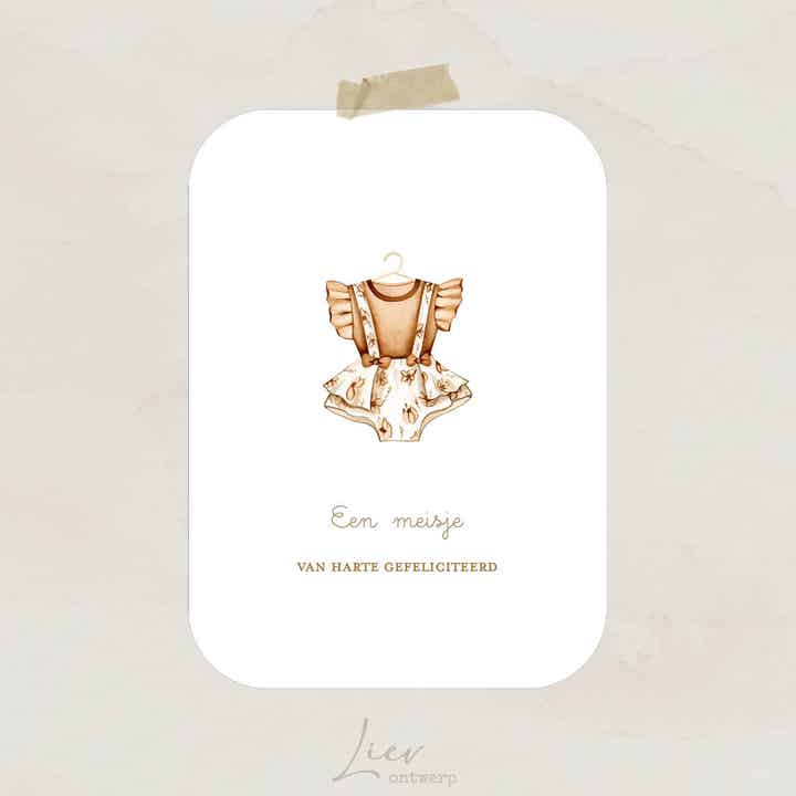 Jurkje | Een meisje, van harte gefeliciteerd