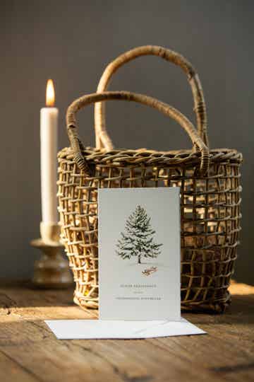 KERST | Slee in de sneeuw - Goede kerstdagen en een voorspoedig nieuwjaar