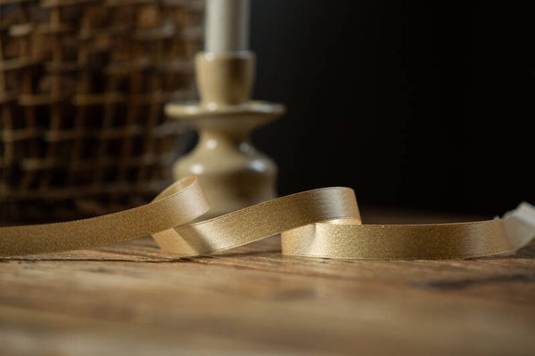 Goud lint 16mm - Luxe