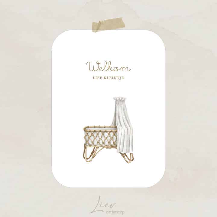 Wieg | Welkom lief kleintje