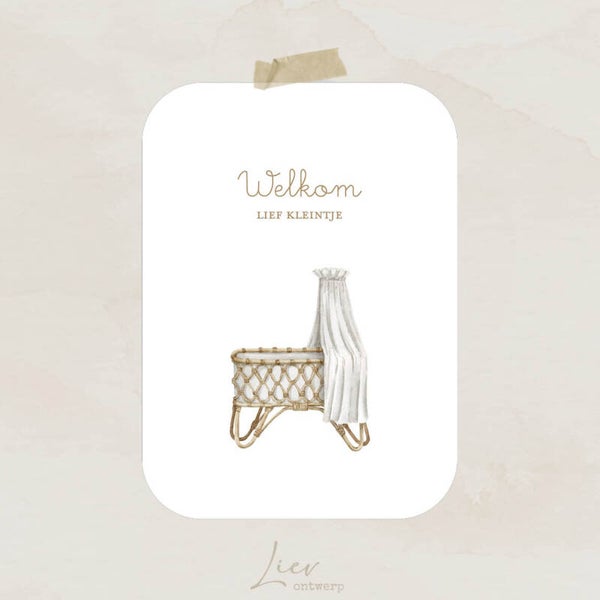 Wieg | Welkom lief kleintje