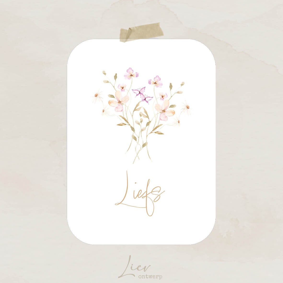 LIEFS | Pastel plakboeket