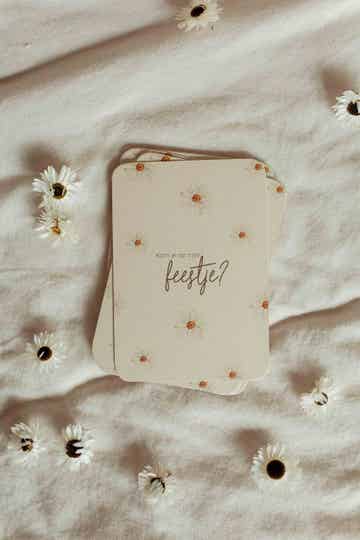 Uitnodiging - Margrietjes