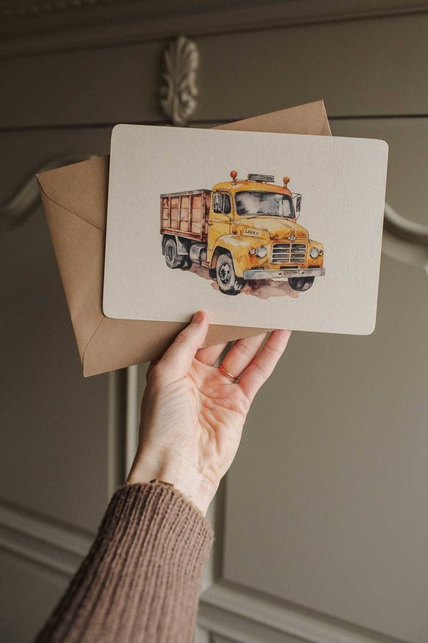 A5 kaart vrachtwagen
