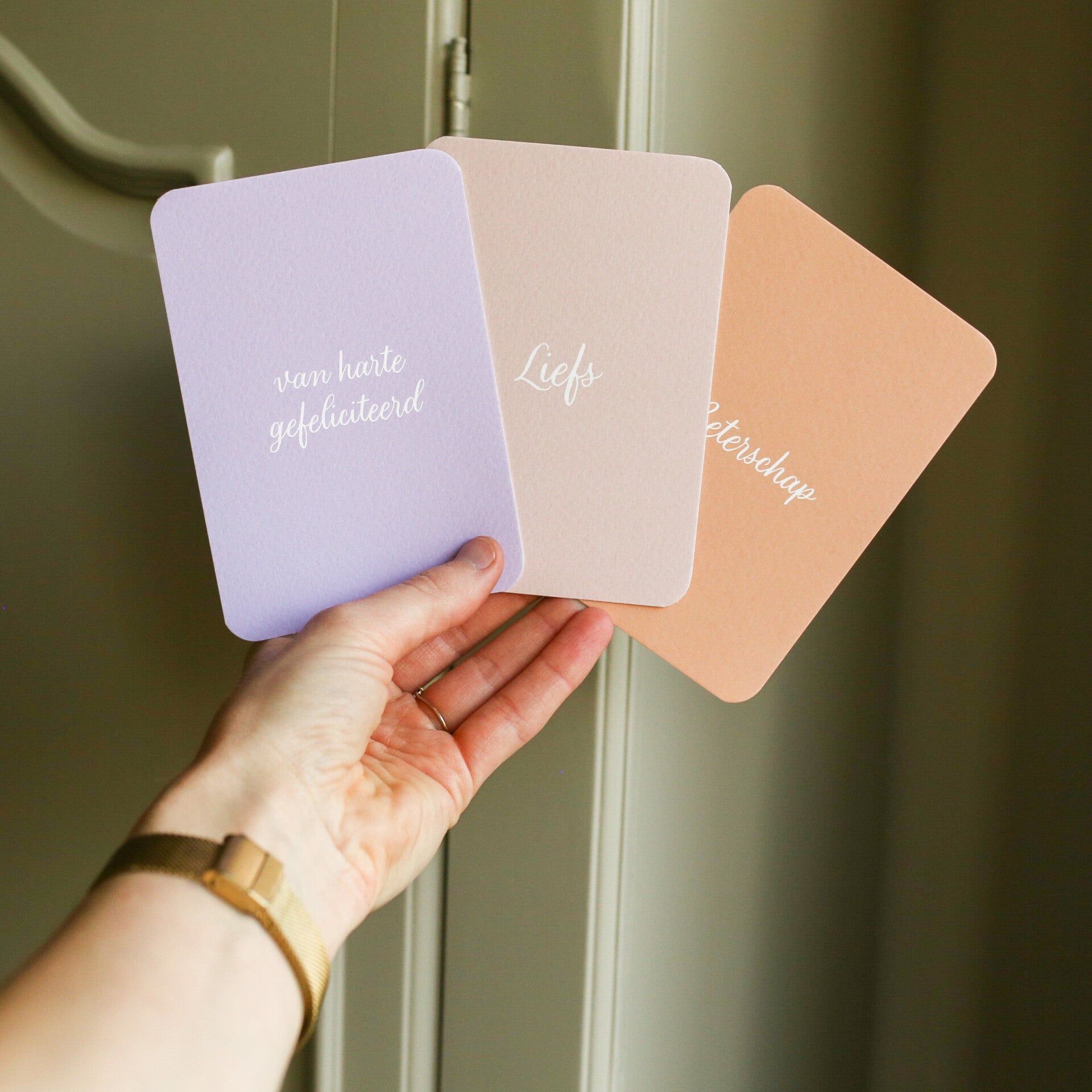 Kaartenset - Zomertinten