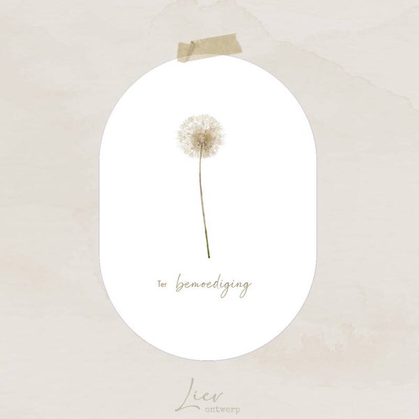 Ter bemoediging - Ovaal