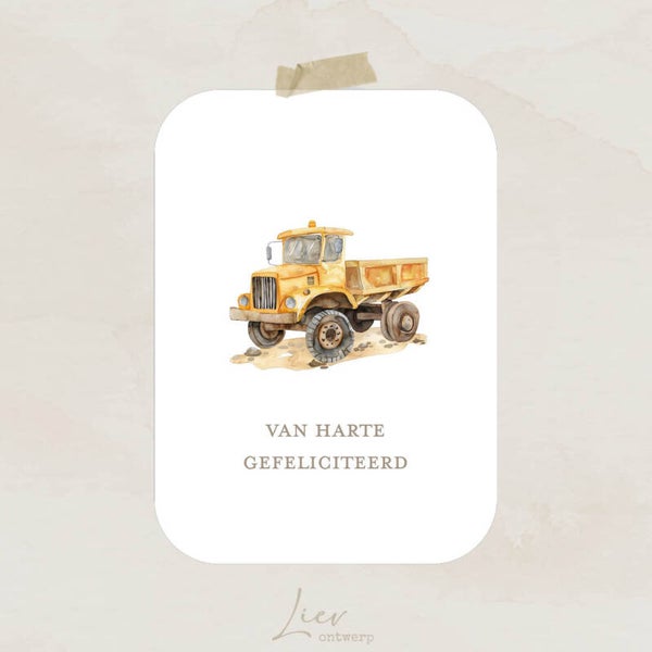 Truc | Van harte gefeliciteerd