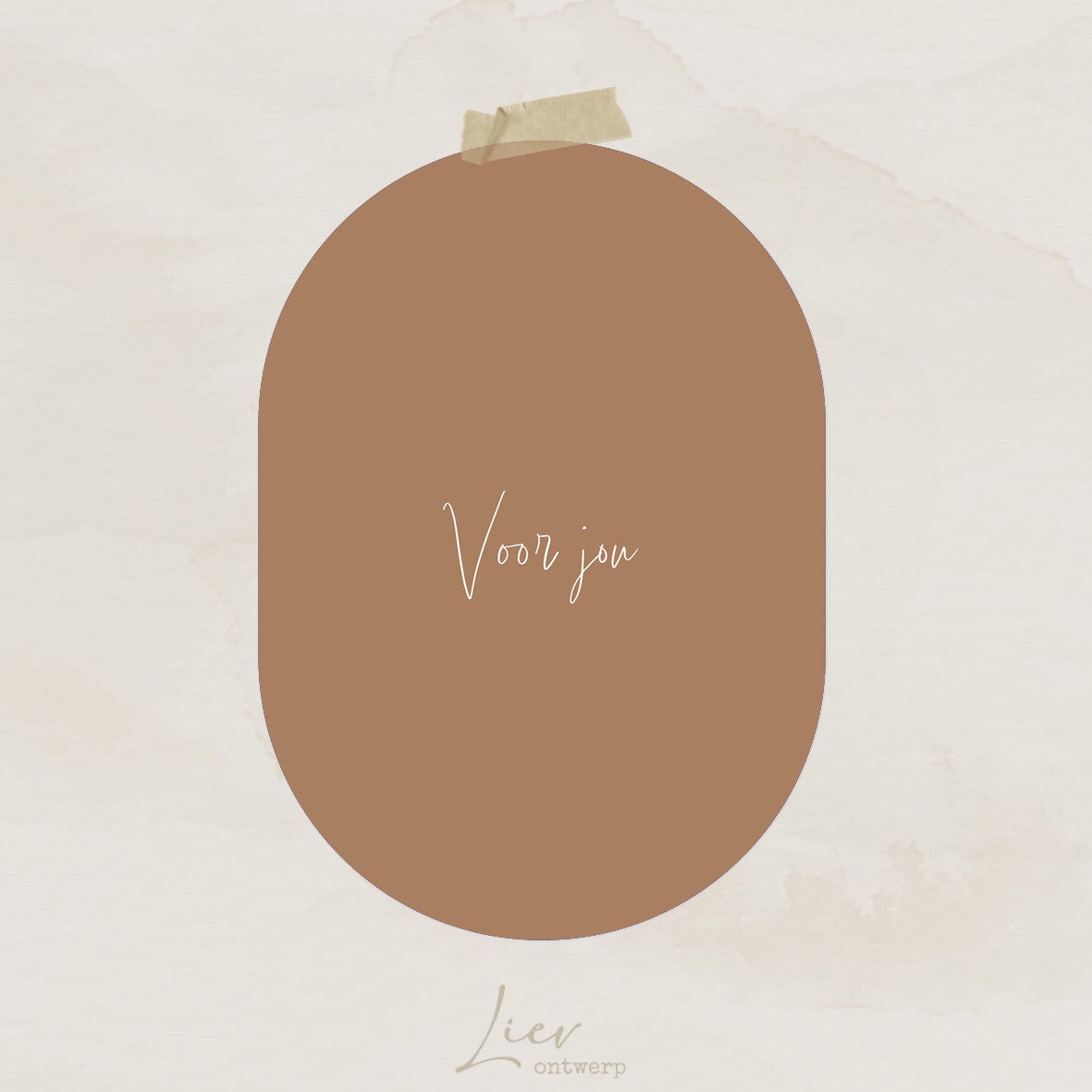 Voor jou - Ovaal