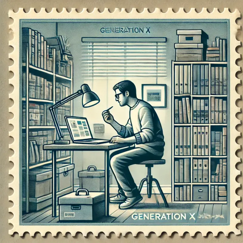 Philatélie collection timbres génération X