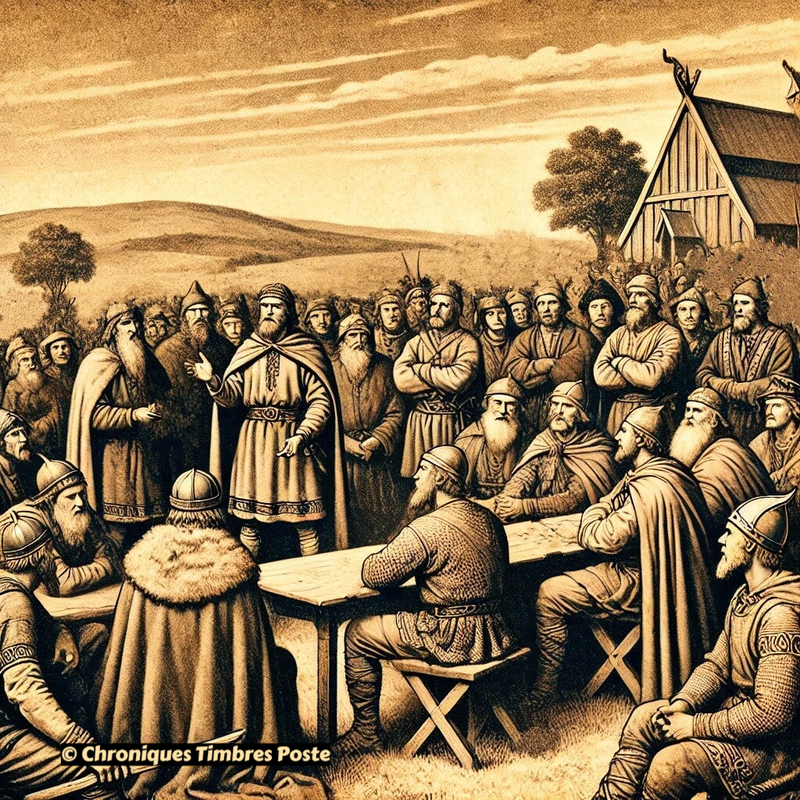 Les bœndr exhortent Olaf de Suède à rechercher la paix avec Olaf de Norvège, Saga de Saint Olaf, Histoire des rois de Norvège, Snorri Sturluson