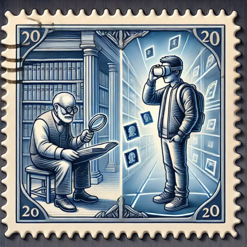 Philatélie génétations fossé générations