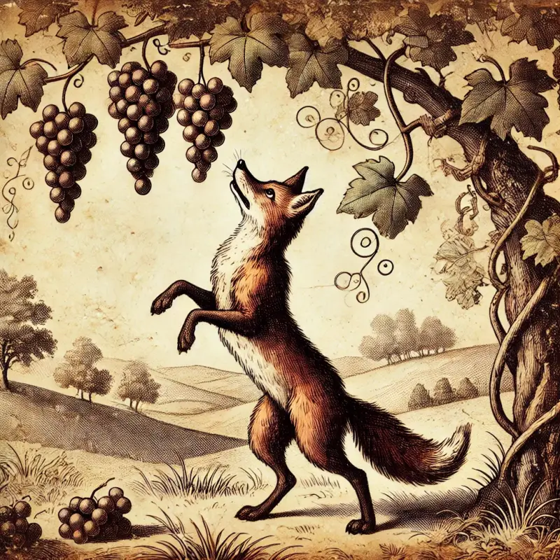 Fable Ésope renard raisins