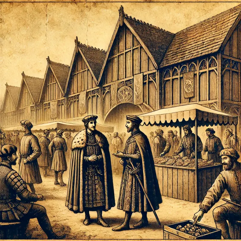 foire Leipzig princes moyen-âge