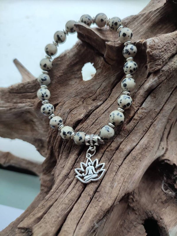 Dalmation Stone Bracelet