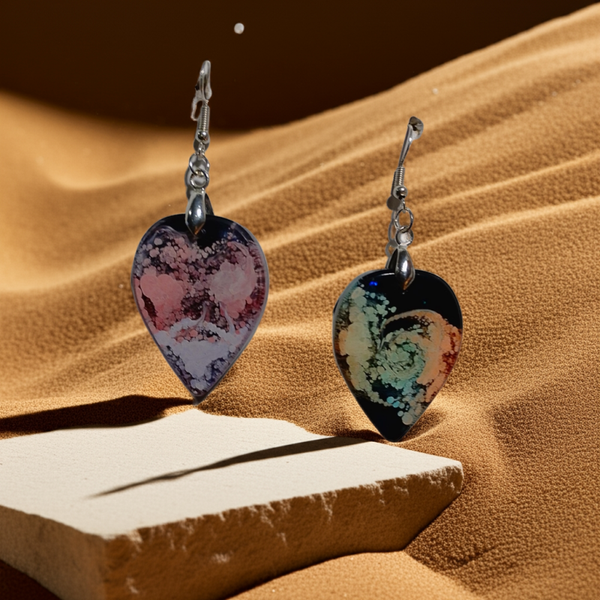 Resin Art Earrings