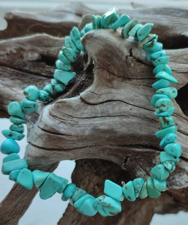Turquoise Chip Bracelet