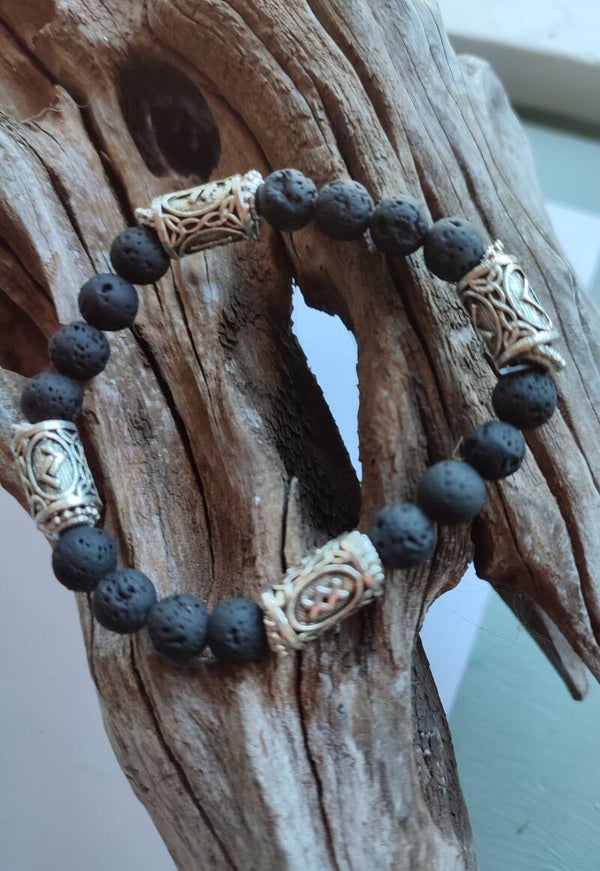 Lava & Runes Bracelet