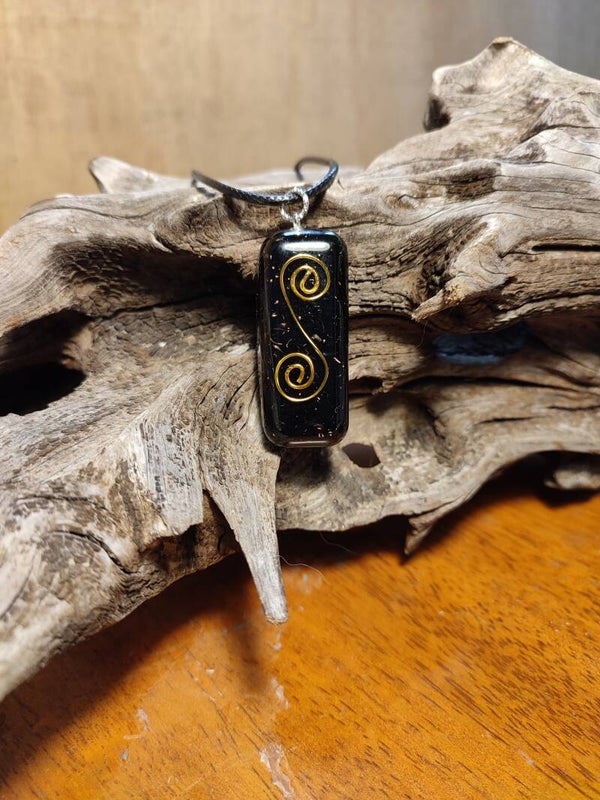 Black Tourmaline Orgonite Pendants