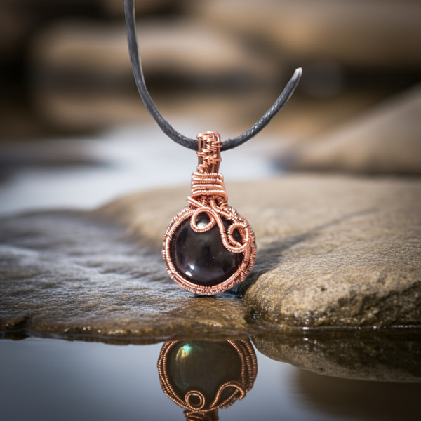 Smokey Quartz Wire Wrapped Pendant