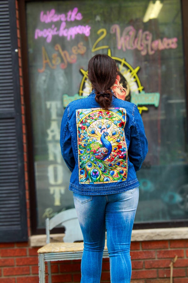 Peacock Denim Jacket