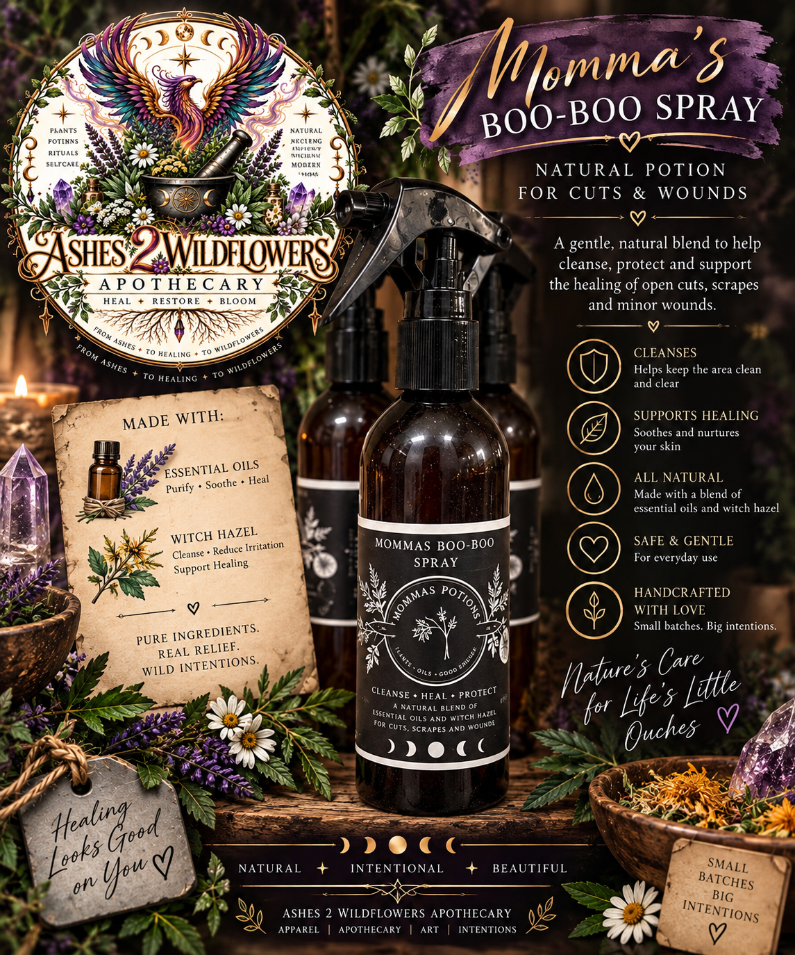 Momma's BooBoo Spray