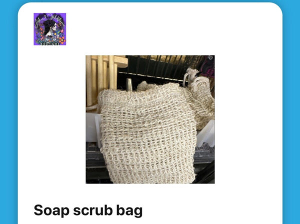 Soap Scrub Bag