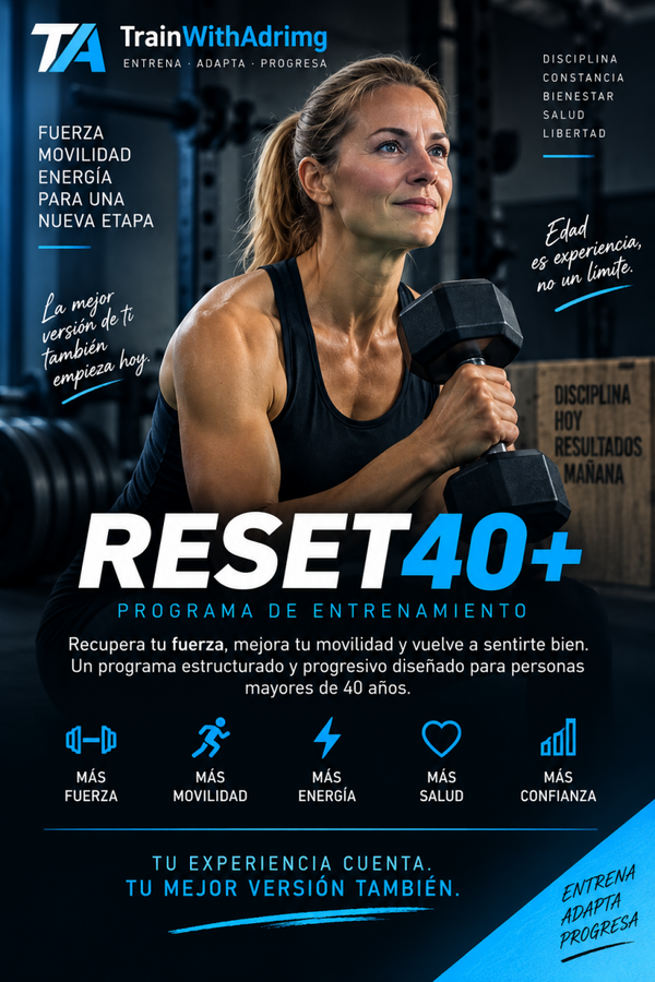 RESET40+  - PROGRAMA DE ENTRENAMIENTO 40+