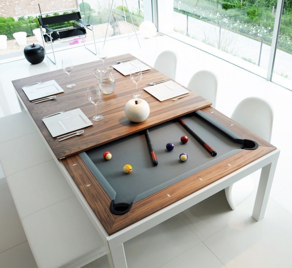 Billard convertible en table à manger