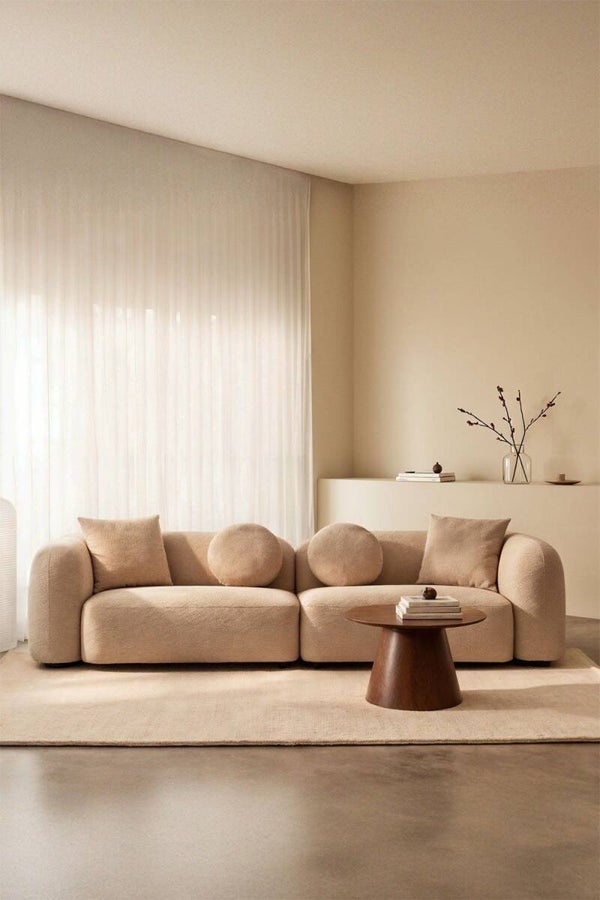 Canapé modulaire 2 pièces en chenille Coco
