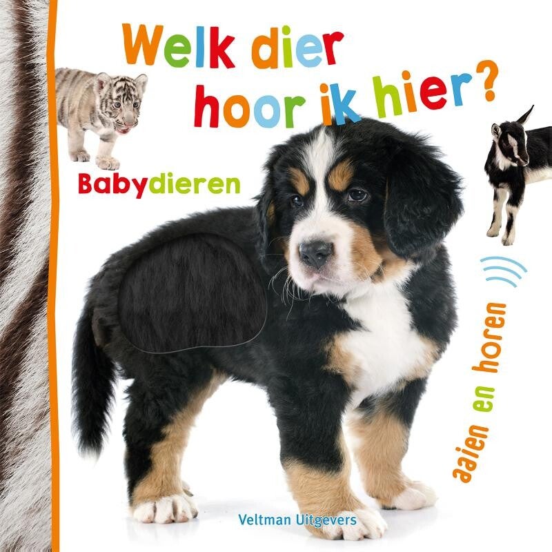 Welk dier hoor ik hier? Babydieren.