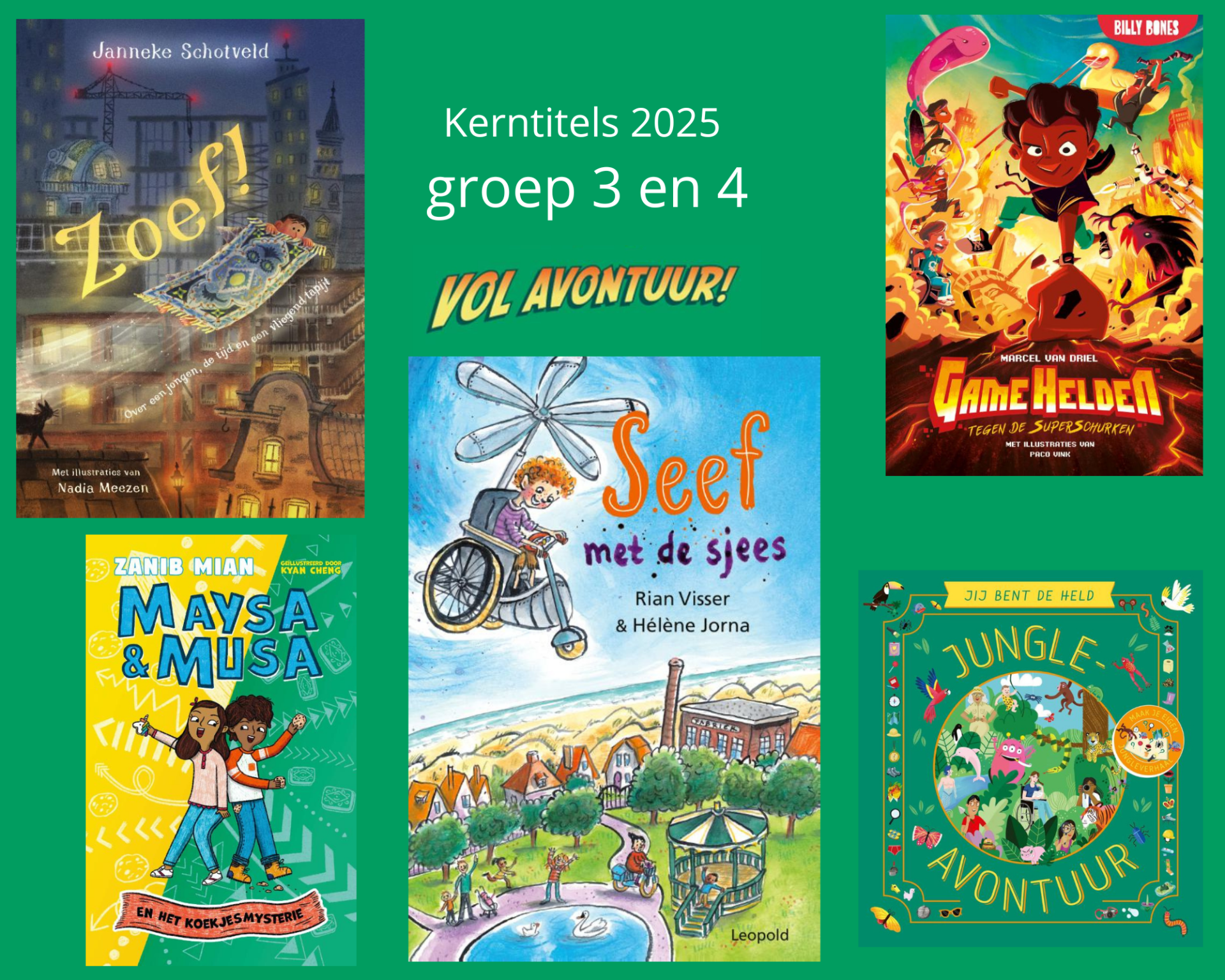 Kinderboekenweek 2025 Boekenpakket groep 3 en 4